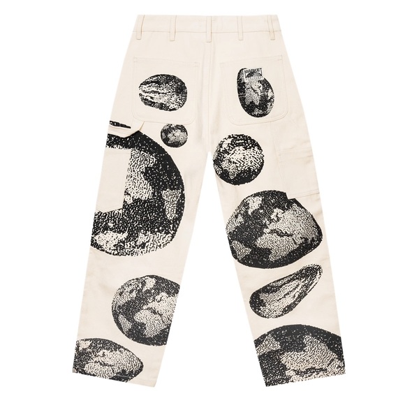 Mens Market Bitmap Carpenter Pants - Picture 2 of 13